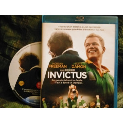 Invictus - Clint Eastwood - Morgan Freeman - Matt Damon - Scott Eastwood Film Drame Biographique 2009 - Blu-ray Très bon état