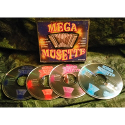 Mega Musette - Collectif - Coffret 4 CD - Très bon état Garantis 15 Jours