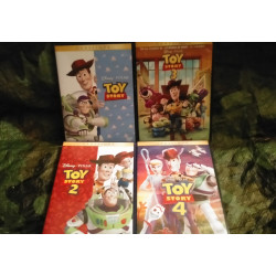 Toy Story
Toy Story 2
Toy Story 3
Toy Story 4
Pack Quadrilogie 4 Films DVD Animation Walt Disney Pixar