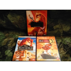 Le Roi Lion
Le Roi Lion 2
Le Roi Lion 3
Pack 3 Films Animation Walt Disney 4 DVD
- Très bon état garantis 15 Jours